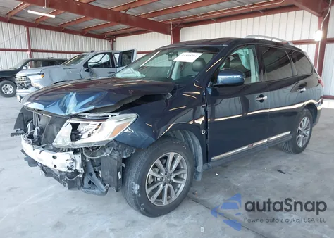 2015 Nissan Pathfinder Sl z USA, uszkodzony, nr VIN 5N1AR2MN5FC710624